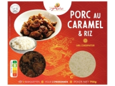 Lidl  Porc au caramel et riz