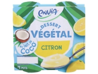 Dessert végétal au lait de coco et aux fruits