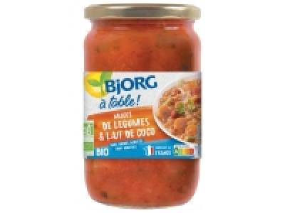 Lidl  Bjorg mijoté légumes coco Bio