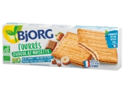Bjorg fourrés chocolat noisettes Bio 2.33 €