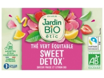 Jardin Bio thé vert équitable sweet detox Bio