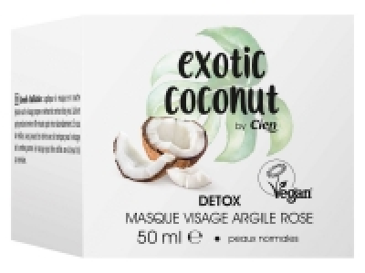 Masque pour le visage détox coco