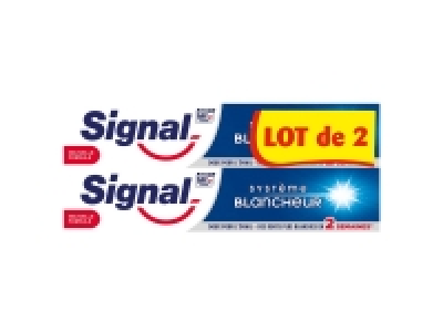 Signal Integral dentifrices