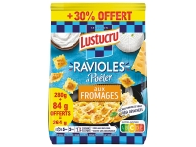 Lustucru ravioles à poêler aux fromages