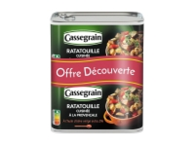 Cassegrain ratatouille cuisinée à la provençale