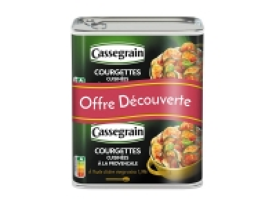 Cassegrain courgettes cuisinée à la provençale