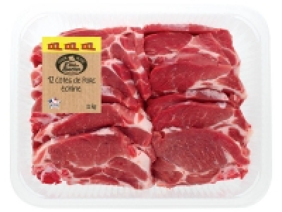 12 côtes de porc échine