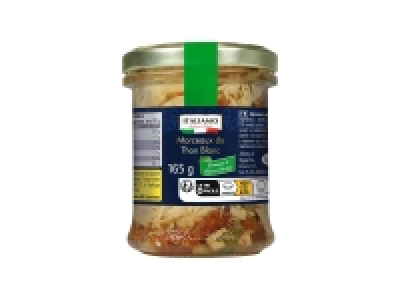 Morceaux de thon blanc aux légumes