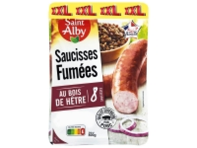 8 saucisses fumées 4.89 €