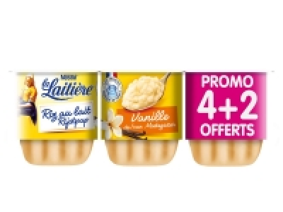 La Laitière riz au lait vanille 1.59 €