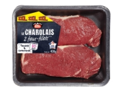 Lidl  2 faux-filets Charolais