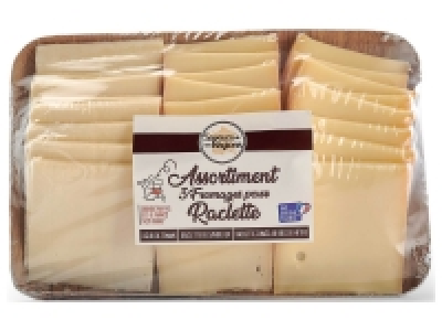 Assortiment 3 fromages pour raclette