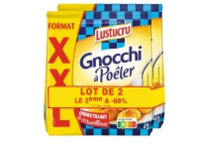 Lustucru Lot de 2 Gnocchi à Poêler