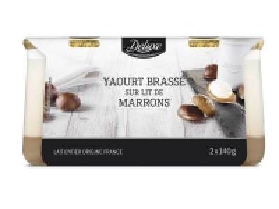 Lidl  Yaourts sur lit de marrons