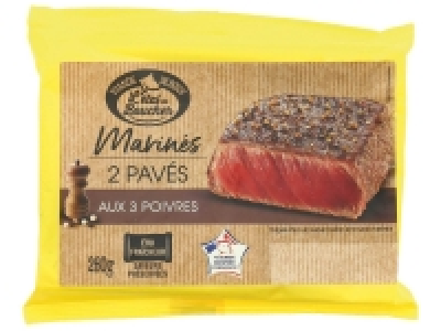 2 pavés de buf marinés aux 3 poivres 4.09 €