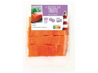 4 pavés de truite
