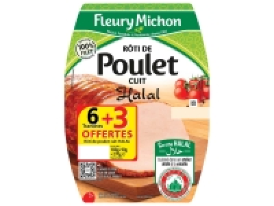 Lidl  Fleury Michon rôti de poulet halal