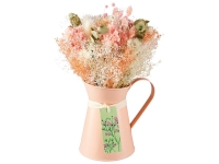 Lidl  Bouquet sec en vase de zinc