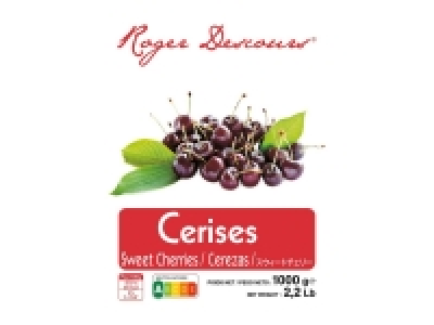 Lidl  Cerises noires dénoyautées