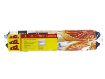 Lot de 2 pâtes feuilletées