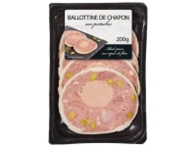 Ballotine de chapon aux pistaches