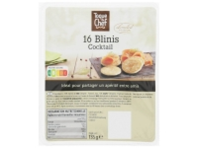 16 blinis cocktail