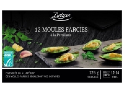12 moules farcies