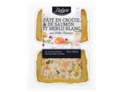 Pâté en croûte de saumon et merlu blanc