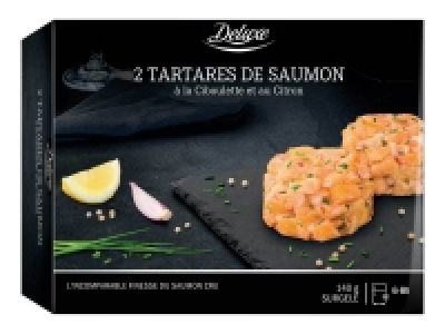 2 tartares de saumon