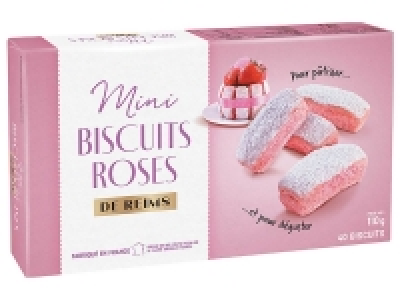 Mini biscuits roses de Reims