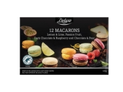 12 macarons premium