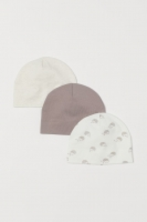 HM  Bonnets en jersey, lot de 3