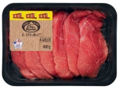 6 steaks