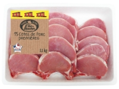 15 côtes de porc premières