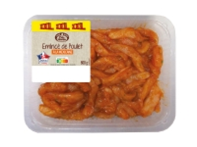 Émincé de poulet mariné à la mexicaine