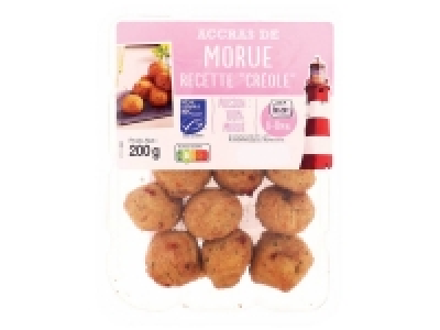 Lidl  Accras de morue MSC, recette créole