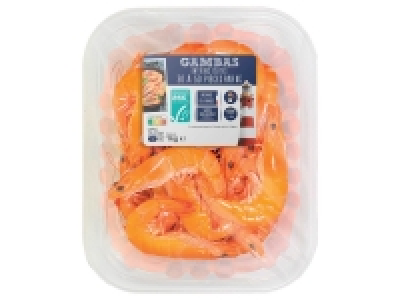 Lidl  Gambas entières cuites ASC