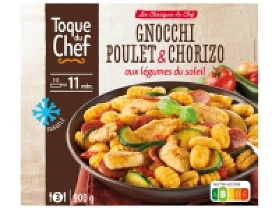 Poêlée de gnocchi poulet et chorizo