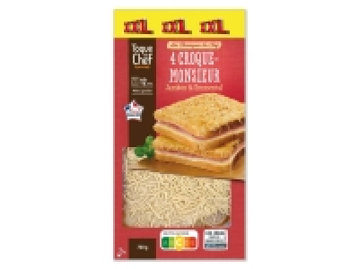 4 croque-monsieur 3.49 €