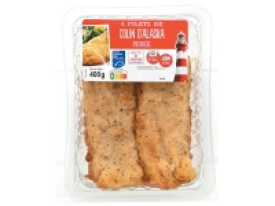 4 filets de colin dAlaska meunière