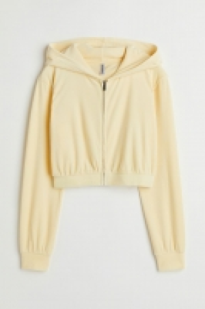 Hoodie court en velours 11.99 €