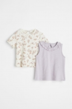 Lot de 2 tops en coton 8.99 €