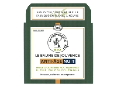 Lidl  Le Provençale baume de jouvence anti-âge nuit Bio