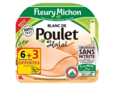 Fleury Michon Blanc de poulet nature halal