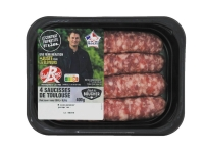 Lidl  4 saucisses de Toulouse