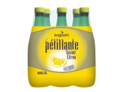 Eau pétillante saveur citron