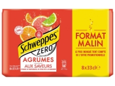 Schweppes agrumes zéro