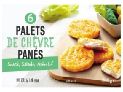 Palets de chèvre panés