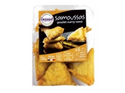 Samoussas poulet curry-coco 2.49 €