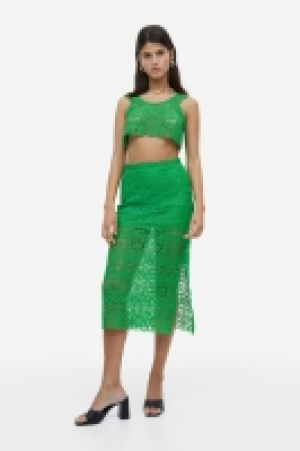 HM  Crop top en dentelle